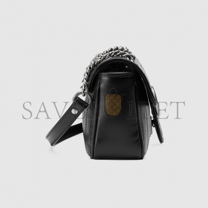 G*u*i gg marmont mini shoulder bag 446744   (23*14*6cm)